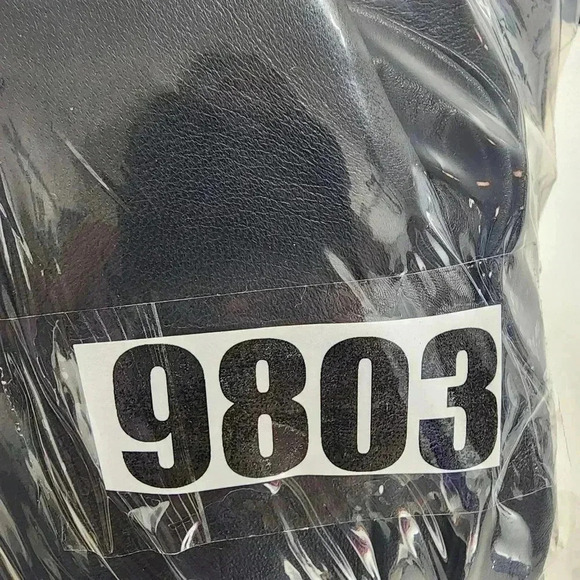 Vintage Pelle Studio Wilsons Leather Full Zip Black Leather Jacket Women's M - Picture 11 of 11